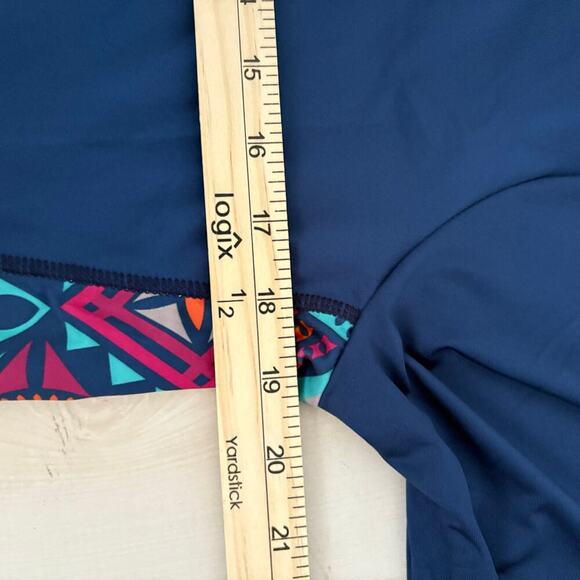 All For Color 1/4 Zip Pullover and Leggings Set  Ultra Prism Sz L Rainbow NWT - Picture 6 of 12